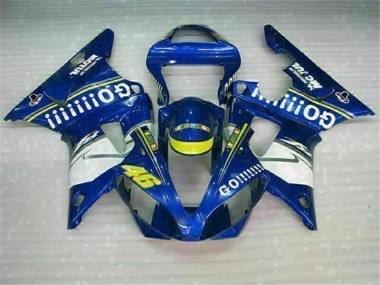 Blau 00-01 YZF R1 Motorrad Vollverkleidung & Plastik