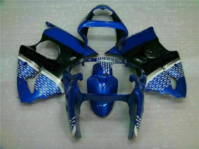 Blau 00-02 ZX6R Motorrad Vollverkleidung