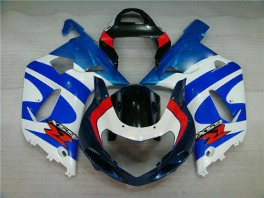 Blau 01-03 GSXR 600/750 Motorrad Vollverkleidung