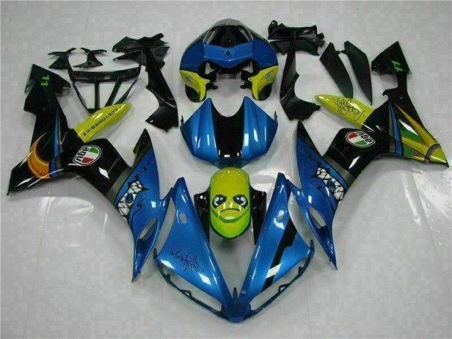 Blau 04-06 YZF R1 Motorrad Vollverkleidung Blau 04-06 YZF R1 Motorrad Vollverkleidung