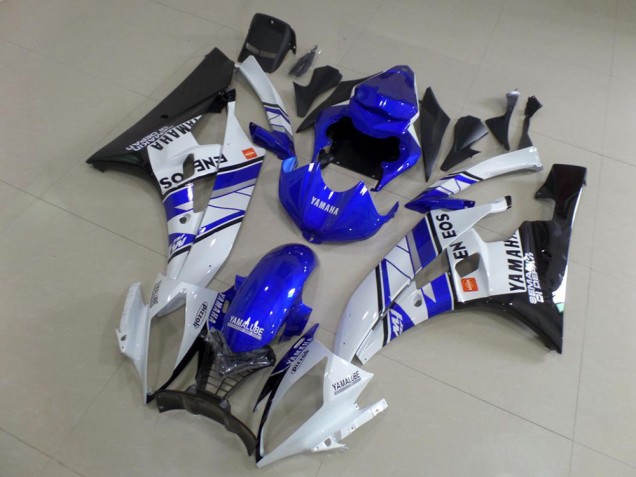 Blau Blau Weiß ENEOS 06-07 YZF R6 Motorrad Verkleidung Blau Blau Weiß ENEOS 06-07 YZF R6 Motorrad Verkleidung