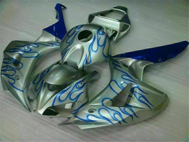 Blau Flamme Silber 06-07 CBR1000RR Motorrad Verkleidung Blau Flamme Silber 06-07 CBR1000RR Motorrad Verkleidung