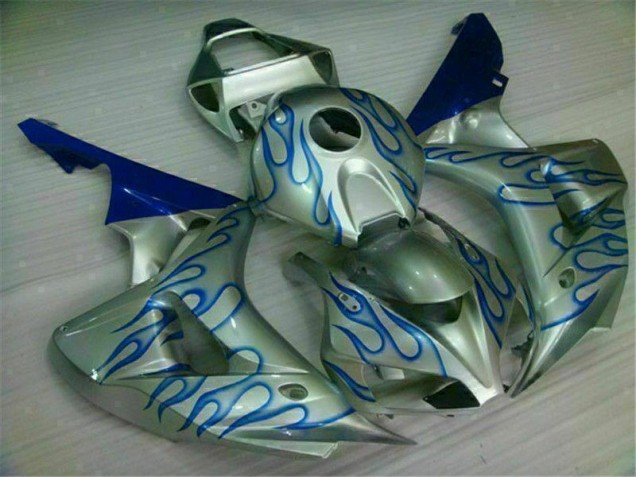 Blau Flamme Silber 06-07 CBR1000RR Motorrad Verkleidung Blau Flamme Silber 06-07 CBR1000RR Motorrad Verkleidung