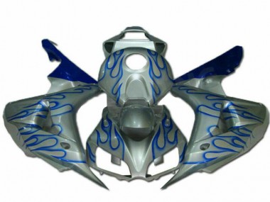 Blau Flamme Silber 06-07 CBR1000RR Motorrad Verkleidung