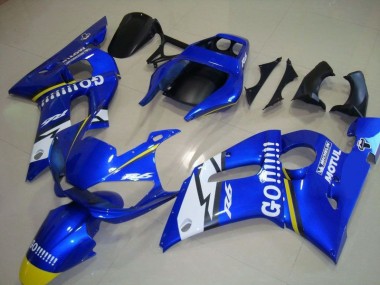 Blau Go Motul 98-02 YZF R6 Motorrad Verkleidung