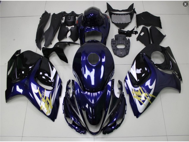 Blau Gold 08-19 GSXR 1300 Hayabusa Motorrad Verkleidung Blau Gold 08-19 GSXR 1300 Hayabusa Motorrad Verkleidung