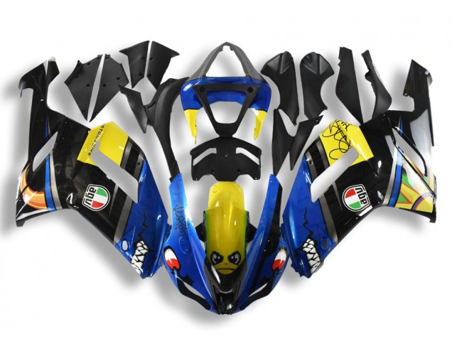 Blau Hai 07-08 ZX6R Motorrad Verkleidung Blau Hai 07-08 ZX6R Motorrad Verkleidung