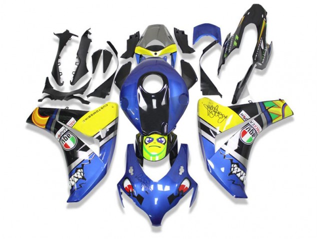 Blau Hai 08-11 CBR1000RR Motorrad Verkleidung Blau Hai 08-11 CBR1000RR Motorrad Verkleidung