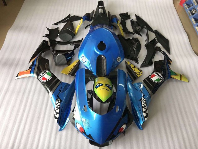 Blau Hai 15-19 YZF R1 Motorrad Verkleidung