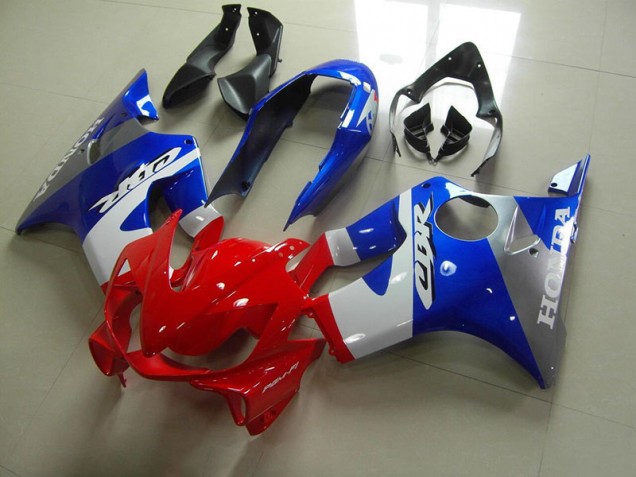 Blau Rot 04-07 CBR600 F4i Motorrad Verkleidung