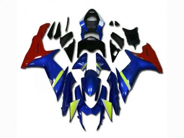 Blau Rot 11-21 GSXR 600/750 Motorrad Verkleidung