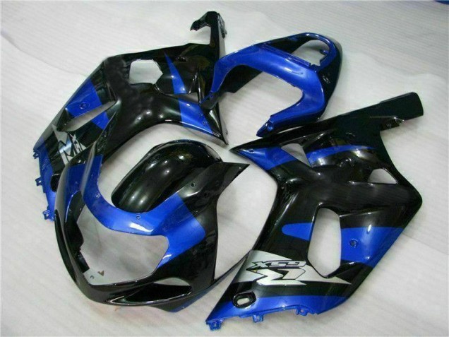 Blau Schwarz 01-03 GSXR 600/750 Motorrad Verkleidung Blau Schwarz 01-03 GSXR 600/750 Motorrad Verkleidung