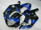 Blau Schwarz 01-03 GSXR 600/750 Motorrad Verkleidung Blau Schwarz 01-03 GSXR 600/750 Motorrad Verkleidung
