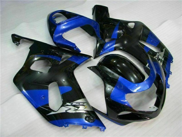 Blau Schwarz 01-03 GSXR 600/750 Motorrad Verkleidung Blau Schwarz 01-03 GSXR 600/750 Motorrad Verkleidung