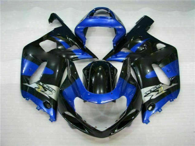 Blau Schwarz 01-03 GSXR 600/750 Motorrad Verkleidung Blau Schwarz 01-03 GSXR 600/750 Motorrad Verkleidung