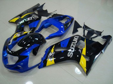 Blau Schwarz 01-03 GSXR 750 Motorrad Verkleidung