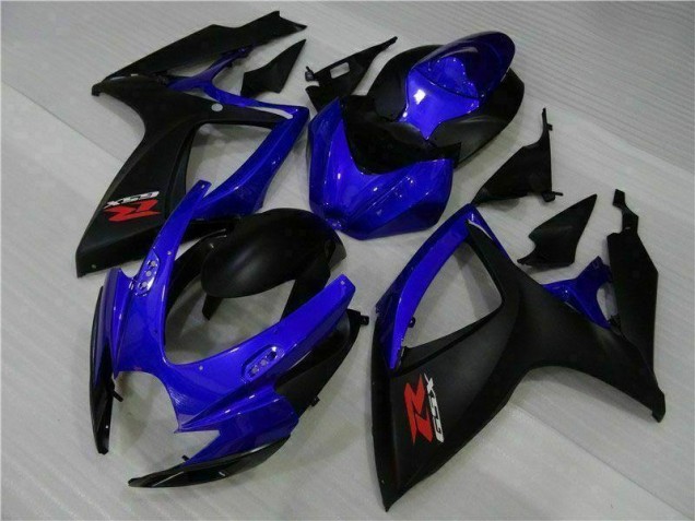 Blau Schwarz 06-07 GSXR 600/750 Motorrad Verkleidung Blau Schwarz 06-07 GSXR 600/750 Motorrad Verkleidung