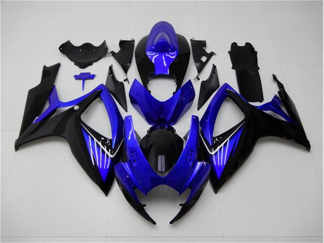 Blau Schwarz 06-07 GSXR 600/750 Motorrad Verkleidung & Plastik Blau Schwarz 06-07 GSXR 600/750 Motorrad Verkleidung & Plastik
