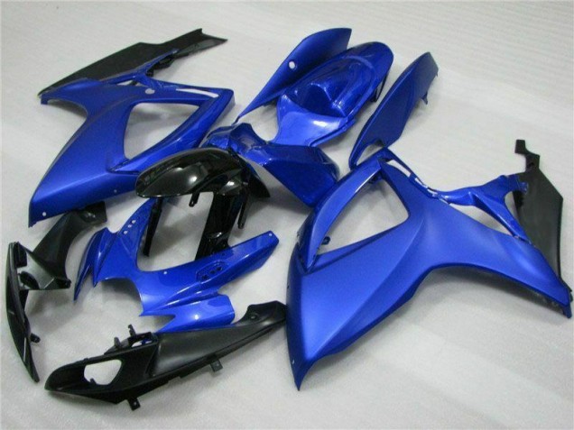 Blau Schwarz 06-07 GSXR 600/750 Motorrad Verkleidungen Blau Schwarz 06-07 GSXR 600/750 Motorrad Verkleidungen
