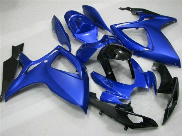 Blau Schwarz 06-07 GSXR 600/750 Motorrad Verkleidungen Blau Schwarz 06-07 GSXR 600/750 Motorrad Verkleidungen