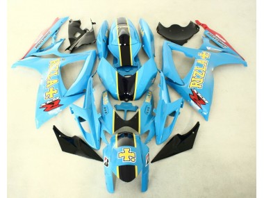 Blau Schwarz 06-07 GSXR 600/750 Motorrad Vollverkleidung