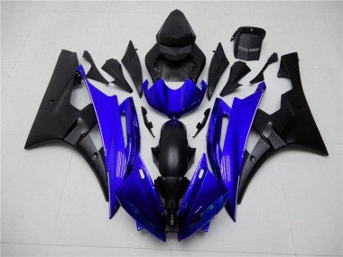 Blau Schwarz 06-07 YZF R6 Motorrad Verkleidung Komplett Sets