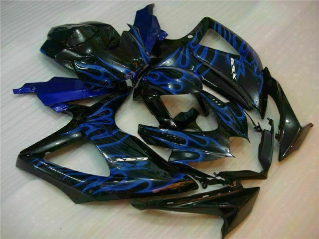 Blau Schwarz 08-10 GSXR 600/750 Motorrad Verkleidung Blau Schwarz 08-10 GSXR 600/750 Motorrad Verkleidung