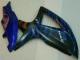 Blau Schwarz 08-10 GSXR 600/750 Motorrad Verkleidung Blau Schwarz 08-10 GSXR 600/750 Motorrad Verkleidung