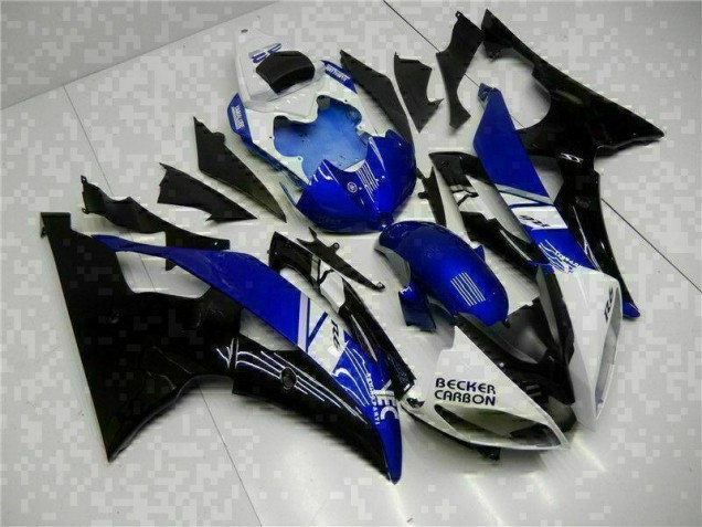 Blau Schwarz 08-16 YZF R6 Motorrad Verkleidungen Blau Schwarz 08-16 YZF R6 Motorrad Verkleidungen
