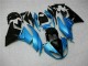 Blau Schwarz 09-12 ZX6R Motorrad Verkleidung Blau Schwarz 09-12 ZX6R Motorrad Verkleidung