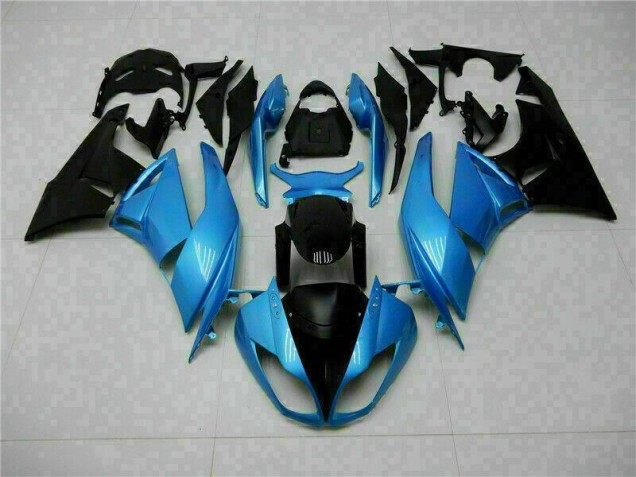 Blau Schwarz 09-12 ZX6R Motorrad Verkleidung Blau Schwarz 09-12 ZX6R Motorrad Verkleidung