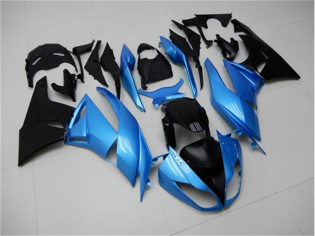 Blau Schwarz 09-12 ZX6R Motorrad Verkleidungen Blau Schwarz 09-12 ZX6R Motorrad Verkleidungen