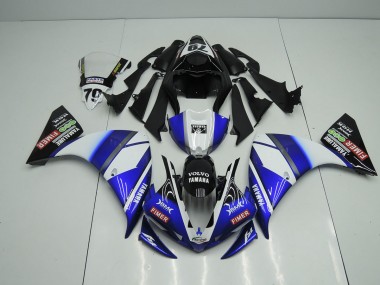 Blau Schwarz Sterilgarda 09-11 YZF R1 Motorrad Verkleidung