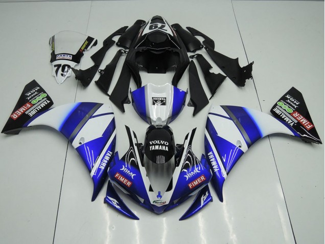 Blau Schwarz Sterilgarda 12-14 YZF R1 Motorrad Verkleidung Blau Schwarz Sterilgarda 12-14 YZF R1 Motorrad Verkleidung