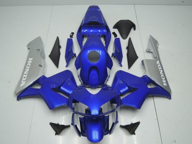 Blau Silber 03-04 CBR600RR Motorrad Verkleidung