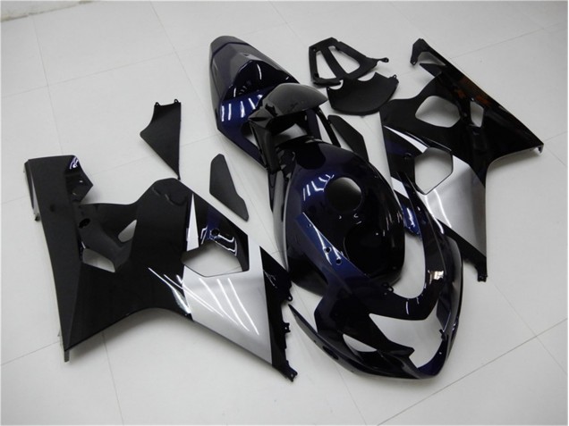Blau Silber 04-05 GSXR 600/750 Motorrad Verkleidung