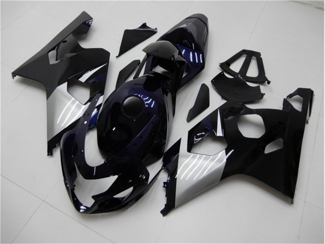 Blau Silber 04-05 GSXR 600/750 Motorrad Verkleidung