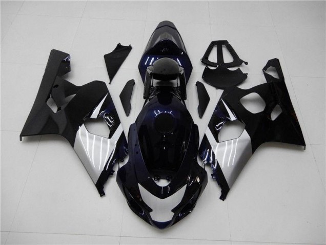 Blau Silber 04-05 GSXR 600/750 Motorrad Verkleidung