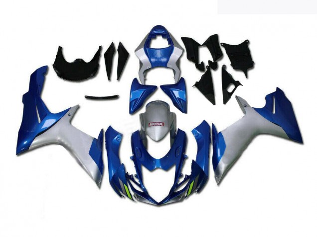 Blau Silber 11-21 GSXR 600/750 Motorrad Verkleidung Blau Silber 11-21 GSXR 600/750 Motorrad Verkleidung