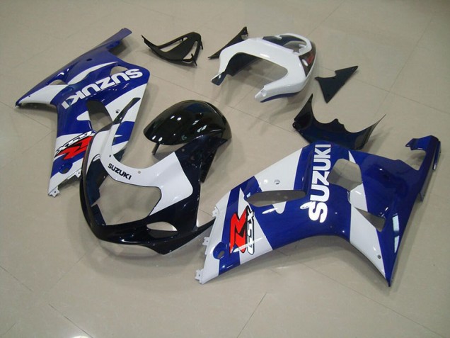 Blau Weiß 01-03 GSXR 750 Motorrad Verkleidung Blau Weiß 01-03 GSXR 750 Motorrad Verkleidung