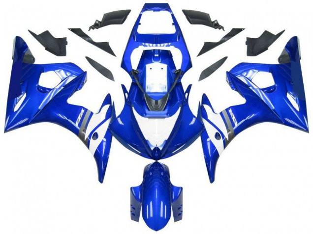 Blau Weiß 03-05 YZF R6 Motorrad Verkleidung & Plastik