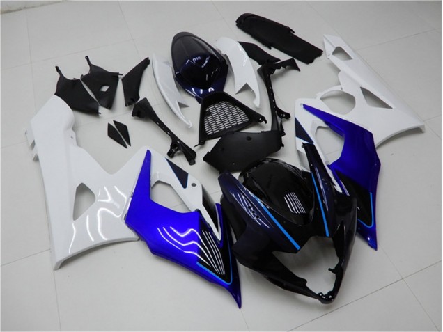 Blau Weiß 05-06 GSXR 1000 Motorrad Verkleidung & Plastik Blau Weiß 05-06 GSXR 1000 Motorrad Verkleidung & Plastik