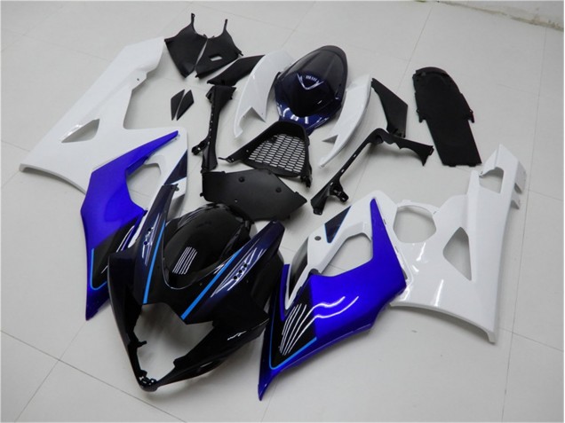 Blau Weiß 05-06 GSXR 1000 Motorrad Verkleidung & Plastik Blau Weiß 05-06 GSXR 1000 Motorrad Verkleidung & Plastik
