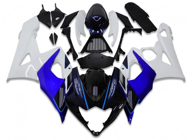 Blau Weiß 05-06 GSXR 1000 Motorrad Verkleidung & Plastik Blau Weiß 05-06 GSXR 1000 Motorrad Verkleidung & Plastik