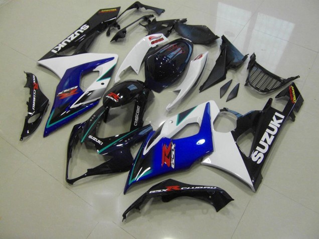 Blau Weiß 05-06 GSXR 1000 Motorrad Verkleidungen Blau Weiß 05-06 GSXR 1000 Motorrad Verkleidungen