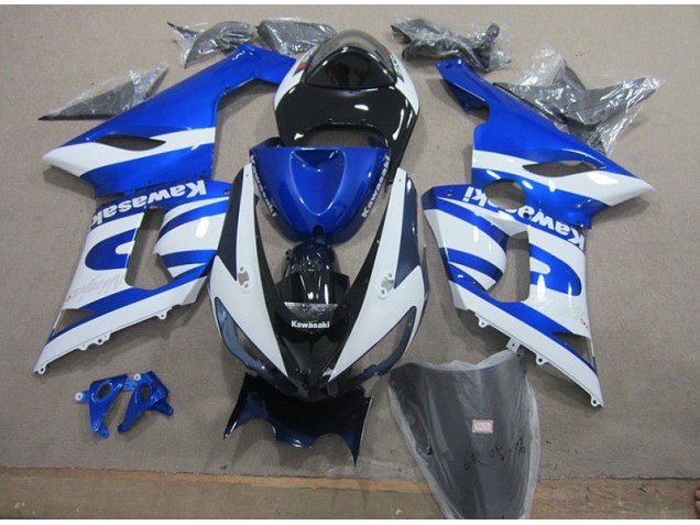 Blau Weiß 05-06 ZX6R Motorrad Verkleidung