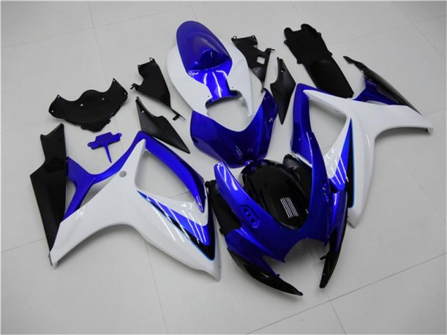 Blau Weiß 06-07 GSXR 600/750 Motorrad Verkleidung Komplett Sets Blau Weiß 06-07 GSXR 600/750 Motorrad Verkleidung Komplett Sets