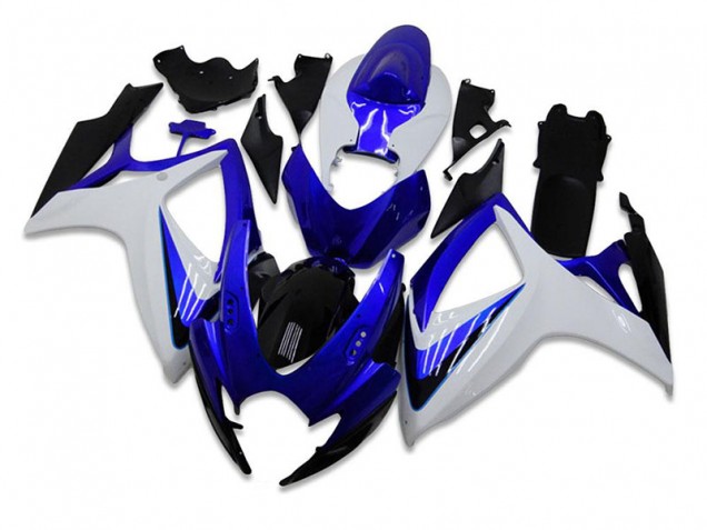 Blau Weiß 06-07 GSXR 600/750 Motorrad Verkleidung Komplett Sets Blau Weiß 06-07 GSXR 600/750 Motorrad Verkleidung Komplett Sets