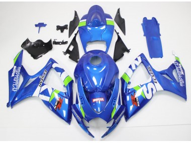 Blau Weiß 06-07 GSXR 600/750 Motorrad Verkleidungen