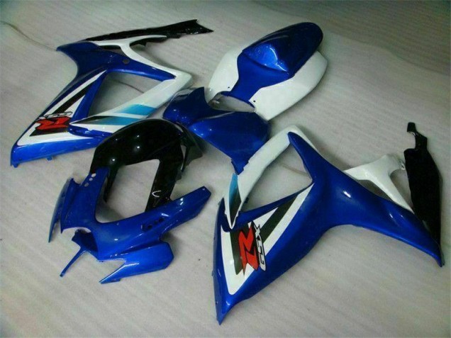 Blau Weiß 06-07 GSXR 600/750 Motorrad Vollverkleidung Blau Weiß 06-07 GSXR 600/750 Motorrad Vollverkleidung